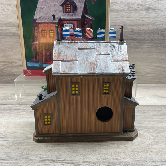 Lemax Signature Collection White Water Kayaks 85710 Lighted Cabin Rafting 2008 - Picture 10 of 14